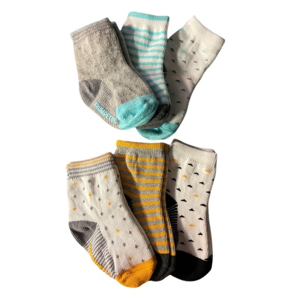 Trumpette Chase Toddler Socks 12-24 Months, Six (6) Pair - Picture 2 of 5